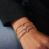Corda Shaker Bracelet Bracelets - Moritz Glik rubies Valentines Apura