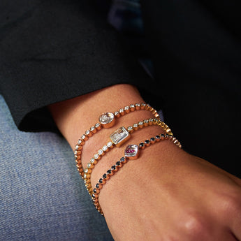 Corda Shaker Bracelet Bracelets - Moritz Glik rubies Valentines Apura