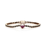 Corda Shaker Bracelet Bracelets - Moritz Glik rubies Valentines Apura