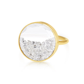 Core 16 Shaker Ring Ring - Moritz Glik diamonds Core