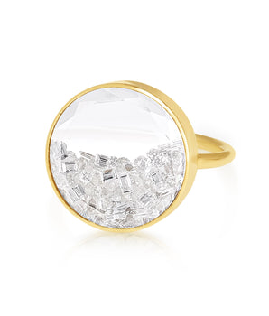 Core 16 Shaker Ring Ring - Moritz Glik diamonds Core