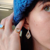 Core Diamond Shaker Ring - Cushion Rings - Moritz Glik Core diamonds Alternative Bridal