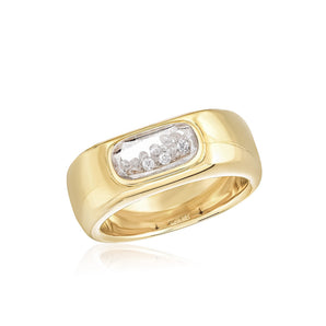 Dalila Cigar Band Rings - Moritz Glik diamonds Elos Cigar Band