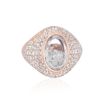 Dedinho Gala Signet Ring Rings - Moritz Glik diamonds Elos Core