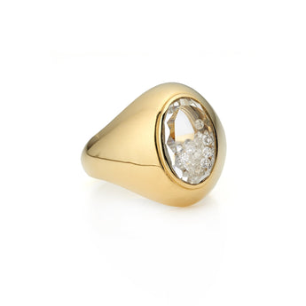 Dedinho Signet Ring Rings - Moritz Glik diamonds signet Core