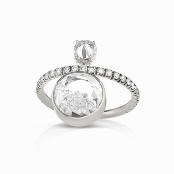 Diamond Eternity Shaker Ring Rings - Moritz Glik Core diamonds Alternative Bridal