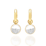 Diamond Shaker Huggies Earrings - Moritz Glik diamonds Hoops Core