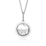 Classic Enamel Shaker Pendant Necklaces - Moritz Glik Enamel diamonds