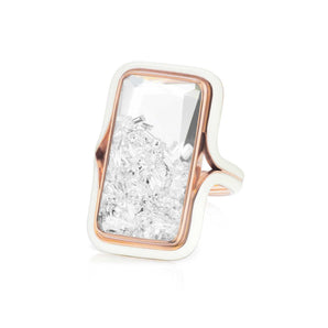 Enamel Cocktail Ring Diamond Rings - Moritz Glik Enamel rings diamonds