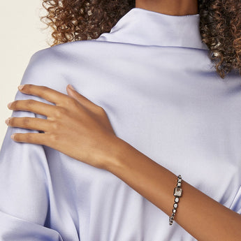 Enamel Tennis Shaker Bracelet Bracelets - Moritz Glik Muda Valentines Enamel