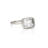 Esmeralda Diamond Ring Rings - Moritz Glik Apura diamonds Alternative Bridal