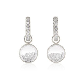 Gala Diamond Shaker Huggies Earrings - Moritz Glik Ready to Ship diamonds