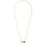 Hex Necklace Black & White Necklace - Moritz Glik diamonds janela black diamond