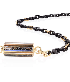Hiroki Necklace Necklace - Moritz Glik Circo diamonds black diamond