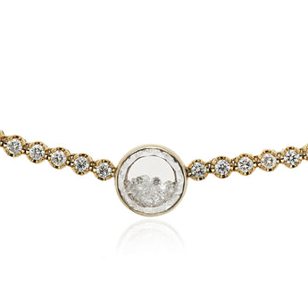 Meia Onda Diamond Choker Necklaces - Moritz Glik diamonds Apura