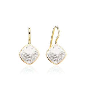 Naipe Shaker Earrings Cushion Earrings - Moritz Glik diamonds Core