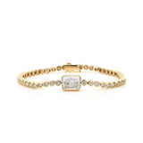 Onda Tennis Bracelet - Cushion Bracelets - Moritz Glik diamonds fall edit Apura