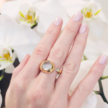 Singular Open Ring Rings - Moritz Glik Elos diamonds