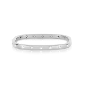 Stacking Rose Cut Bangle Bracelets - Moritz Glik Ready to Ship diamonds