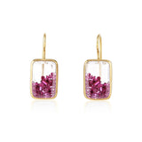 Ten Fourteen Petite Earrings Ruby Earrings - Moritz Glik Kaleidoscope Colors Core