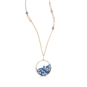 Ten Ten Blue Sapphire Necklace Necklaces - Moritz Glik fall edit Kaleidoscope Colors diamonds