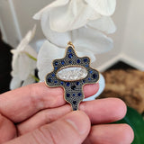 Third Eye Blue Sapphire Pendant Necklaces - Moritz Glik diamonds Ready to Ship Archived