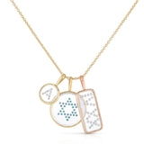 Vitrô 4:20 Roman Tag Necklaces - Moritz Glik Customize Yours diamonds Charms