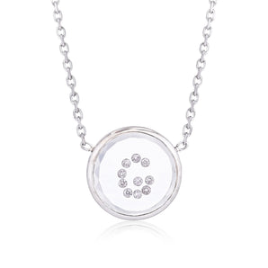 Vitrô Initial Necklace - Small Necklaces - Moritz Glik diamonds Customize Yours
