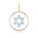 Vitrô Star of David Charm - Large Necklaces - Moritz Glik Charms Customize Yours black diamond