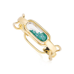 Elo Shaker Bangle Lite Emerald