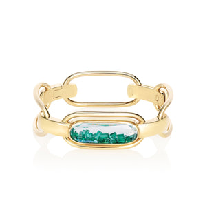 Elo Shaker Bangle Lite Emerald