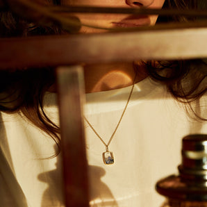 Ten Fourteen Necklace Blue