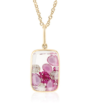 Ten Fourteen Necklace Ruby