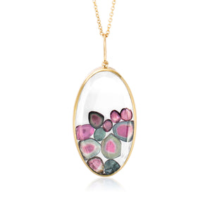 Melancia Oval Necklace