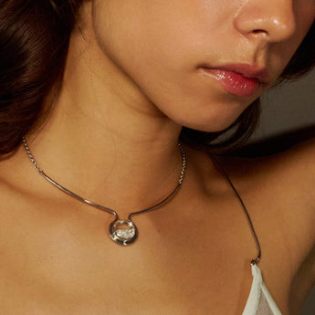 Aerea 15 Necklace - Moritz Glik Ready to Ship diamonds