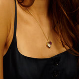 Afeto Antique Necklace Ruby Necklaces - Moritz Glik Ready to Ship rubies diamonds