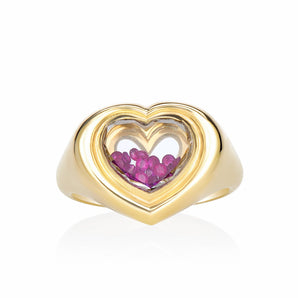 Afeto Signet Ring Ruby Ring - Moritz Glik rubies Ruby Neue