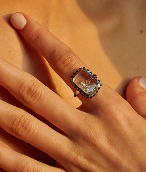 Antique Ring Blue Rings - Moritz Glik Ready to Ship sapphires diamonds