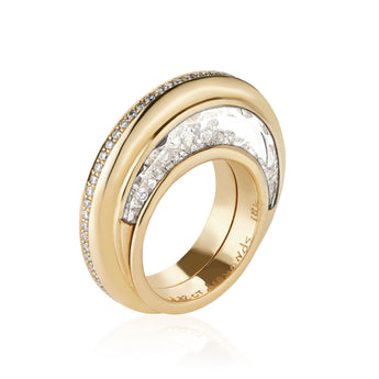 Artemis Ring Pave Line Ring - Moritz Glik diamonds