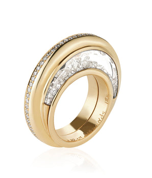 Artemis Ring Pave Line Ring - Moritz Glik diamonds