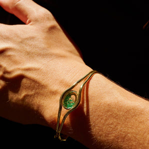 Rastro Bracelet Petite Emerald product_description_first_two_sentences - shop_name