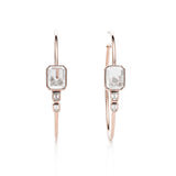 Bala Diamond Hoops Earrings - Moritz Glik diamonds