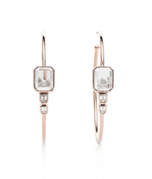 Bala Diamond Hoops Earrings - Moritz Glik diamonds