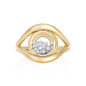 Cascavel Circle Ring Petite Ring - Moritz Glik diamonds Ready to Ship Cascavel