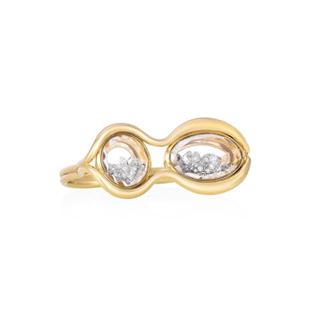 Cascavel Double-Finger Ring Ring - Moritz Glik diamonds Ready to Ship Cascavel
