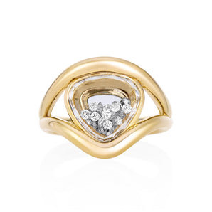 Cascavel Heart-ish Ring Petite Ring - Moritz Glik diamonds Ready to Ship Cascavel