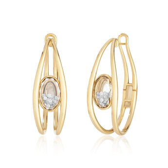 Cascavel Hoop Earrings Earrings - Moritz Glik diamonds