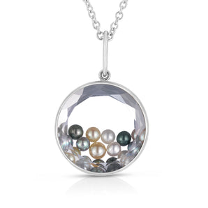 Concha 18 Gray Pearl Necklace Necklaces - Moritz Glik Ready to Ship Pearls