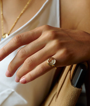 Core 12 Ring Rose - Cut Rings - Moritz Glik Ready to Ship diamonds