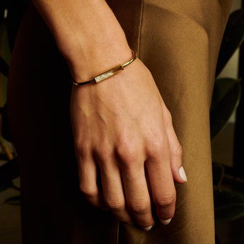 Core Bangle Bracelet Petite Bracelets - Moritz Glik Ready to Ship diamonds